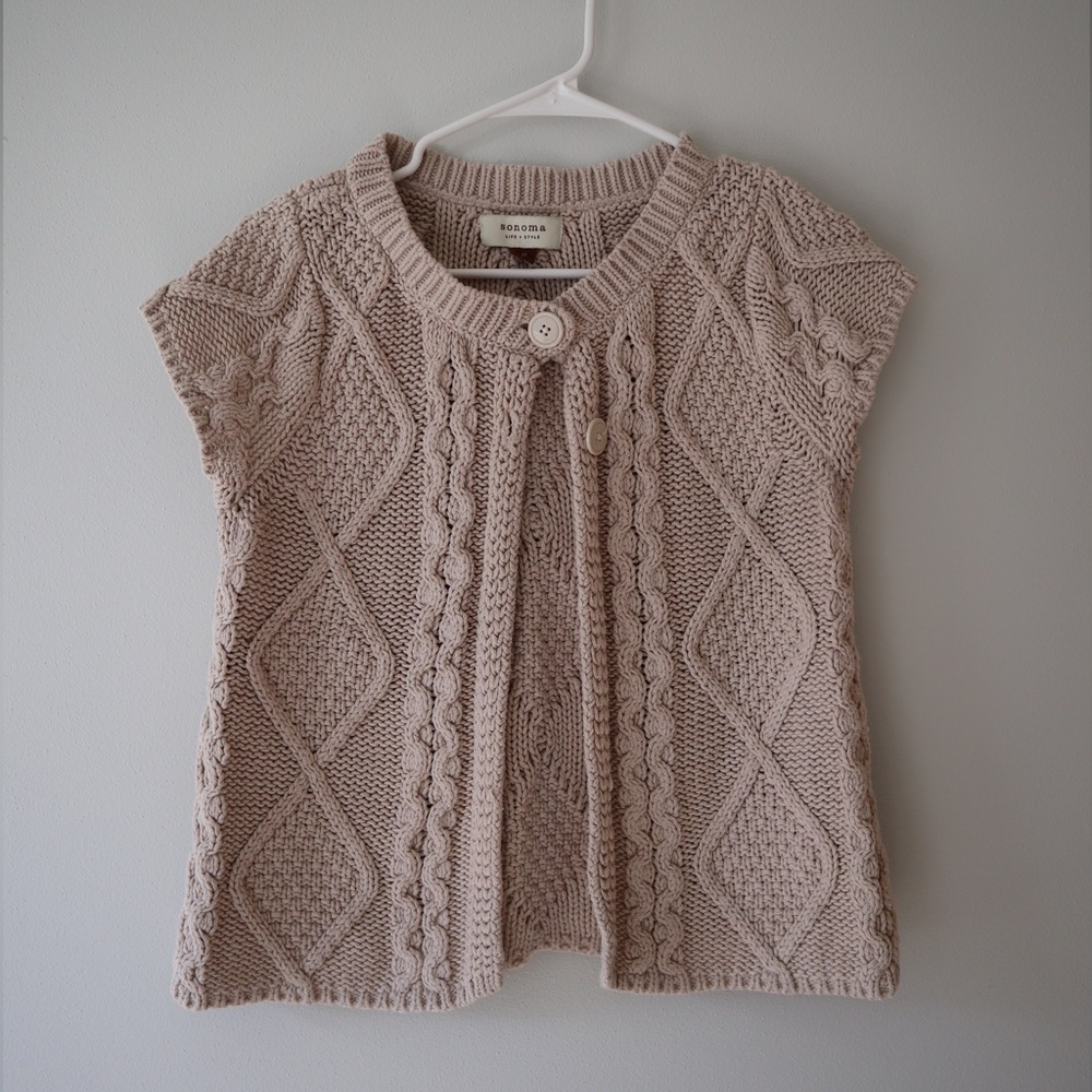 SHORT SLEEVE CARDIGAN